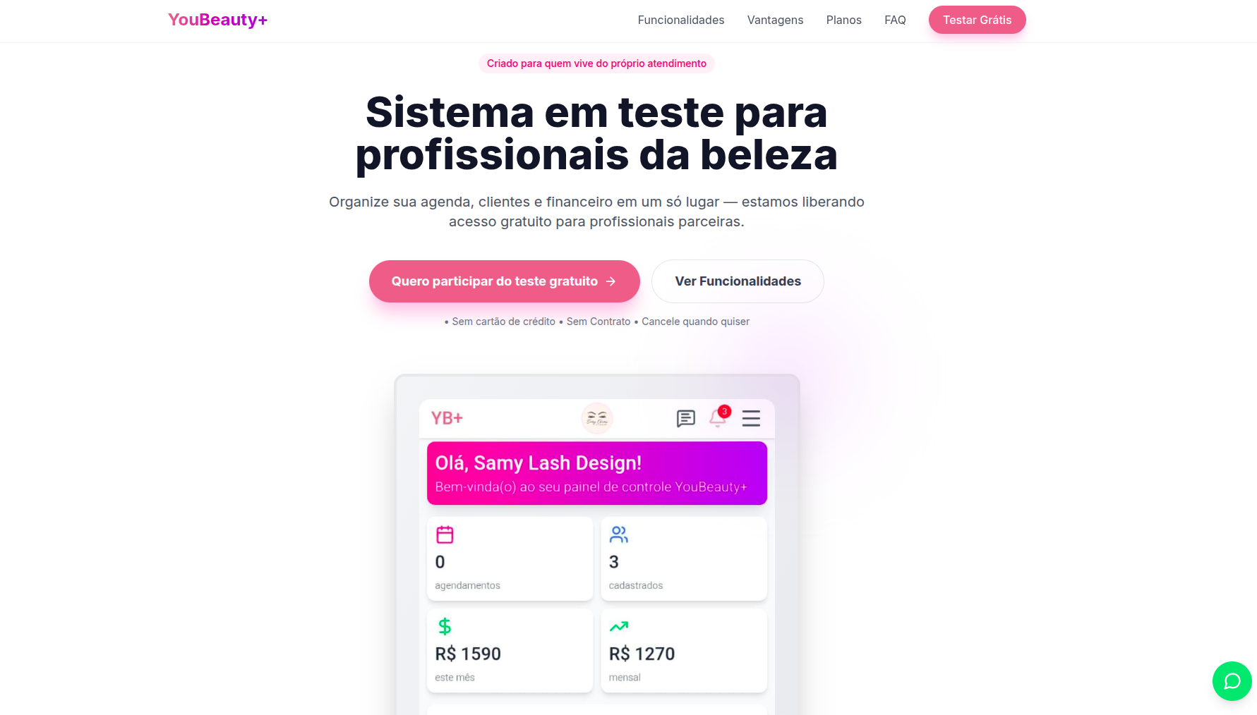 Sistema App YouBeauty